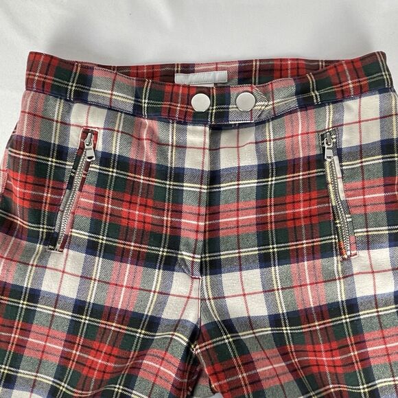 H&M Tartan Plaid Ankle Cropped Pants Women's Size 4 - Picture 3 of 8